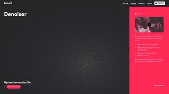 Imagen 0 para Denoiser by TapeIt