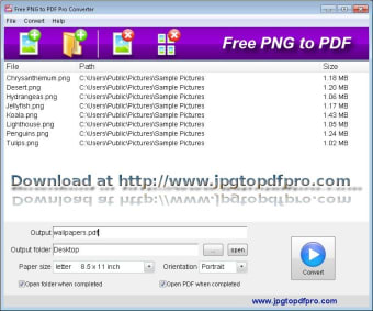 Image 0 for Free PNG to PDF Converter