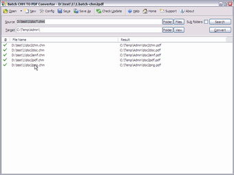 Image 0 for Batch CHM to PDF Converte…