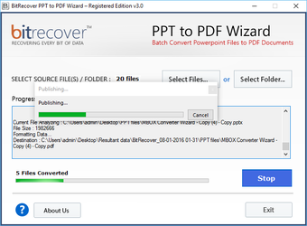 Image 0 for BitRecover PPT to PDF Wiz…