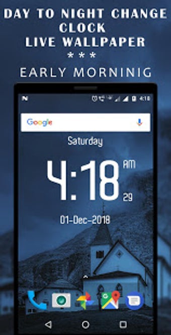Imagen 1 para Day & Night Digital Clock…