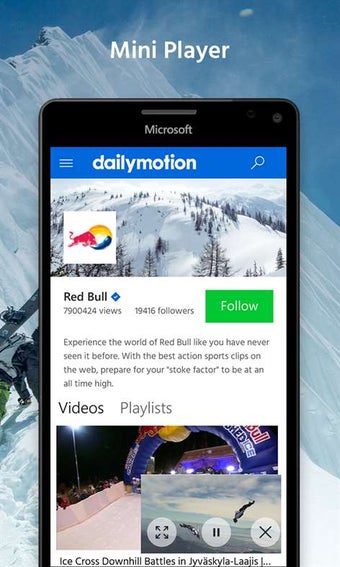 Imagen 1 para Dailymotion for Windows 1…