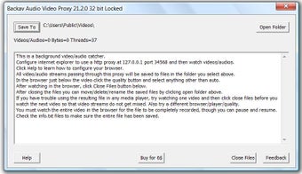 Image 0 for Backav Audio Video Proxy