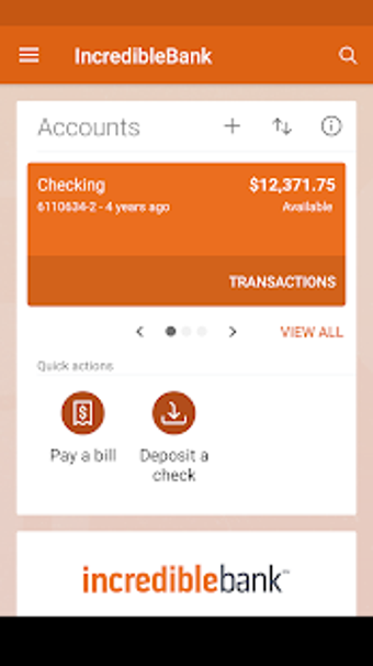 Image 2 for IncredibleBank Mobile
