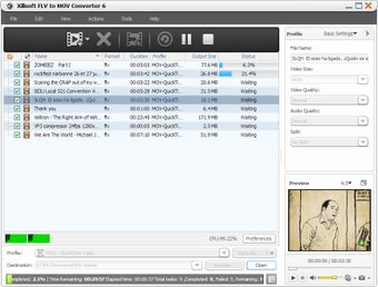 Imagen 1 para Xilisoft FLV to MOV Conve…