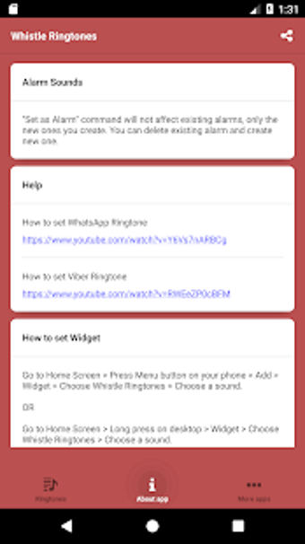 Imagen 1 para Whistle Ringtones
