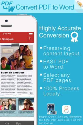 Image 0 for PDF to Word by Feiphone