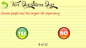 Imagen 0 para Yes Or No Quiz for Window…