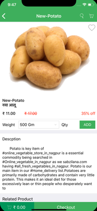 Image 0 for Sabzilana Online Sabzi Ba…