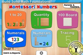 Imagen 0 para Montessori Numbers - Lear…