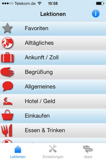 Image 0 for iSayHello German - Englis…