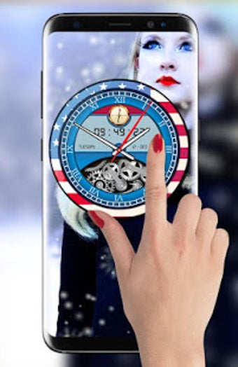 Imagen 3 para USA Analog Clock Live Wal…