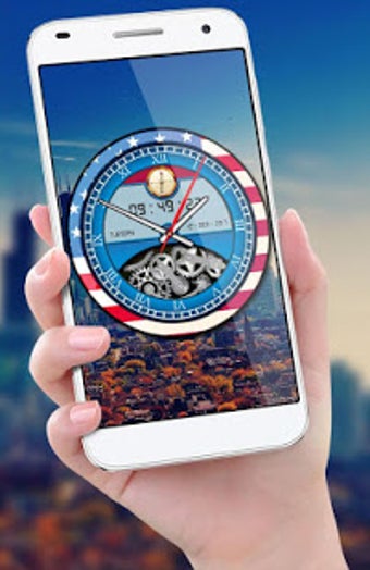 Imagen 0 para USA Analog Clock Live Wal…