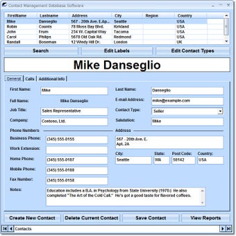 Image 0 for Contact Management Databa…