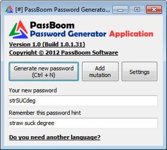 Imagen 1 para PassBoom Password Generat…