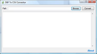 Image 0 for DBF to CSV Convertor