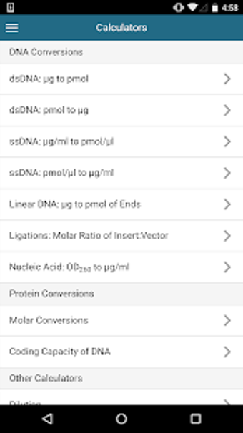 Imagen 0 para Promega Biomath Calculato…