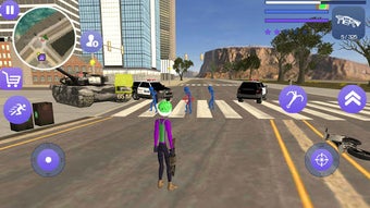 Image 1 for Joker Stickman Rope Hero …