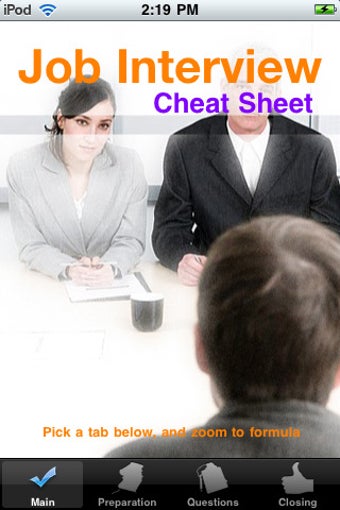 Imagen 0 para Job Interview Cheat Sheet