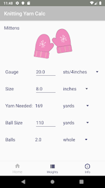 Image 0 for Knitting Yarn Calc