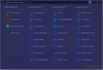 Image 1 for Advanced SystemCare Pro