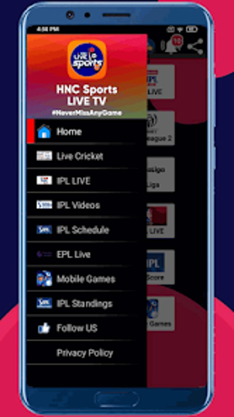Image 0 for HNC SPORTS LIVE TV
