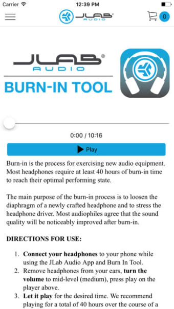 Image 2 for JLab Audio Burn-in Tool