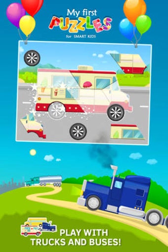 Imagen 0 para Trucks and Car Jigsaw Puz…