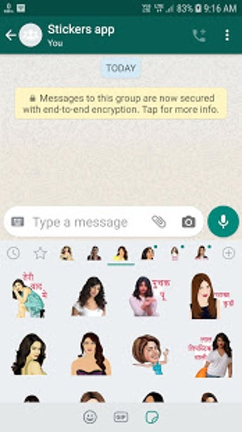 Image 1 for Bollywood Stickers - Actr…