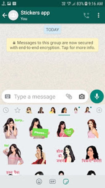 Image 2 for Bollywood Stickers - Actr…