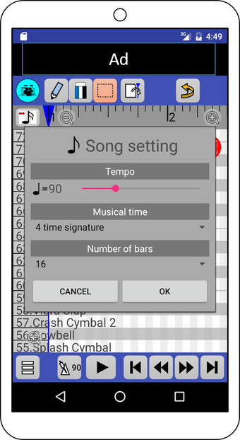Imagen 0 para Paint Music composition a…