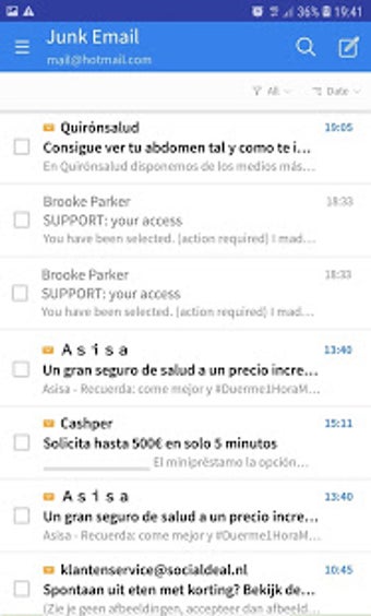 Imagen 2 para Connect for Hotmail & Out…