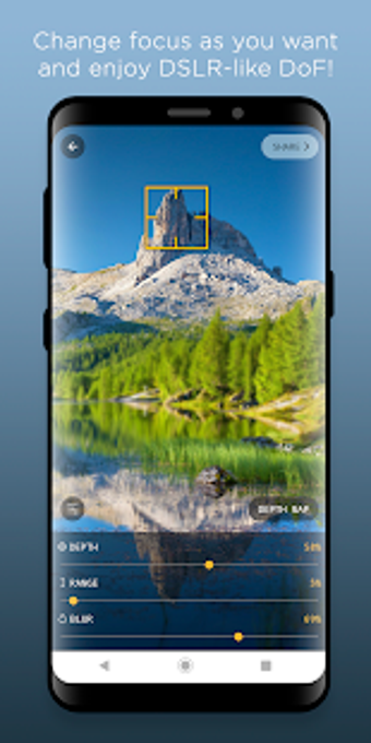Image 1 for DPTH: AI refocus