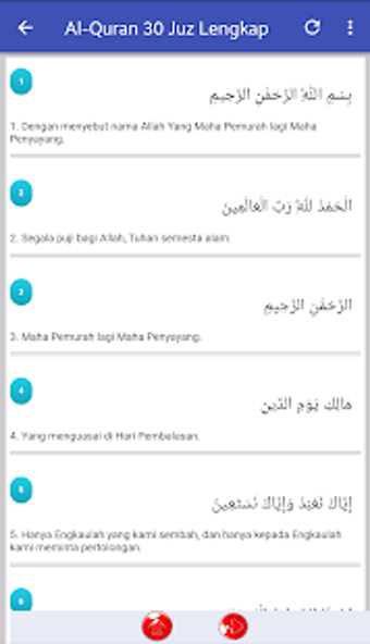 Imagen 2 para Al-Quran Juz 30 Complete