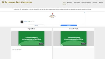 Imagen 0 para AI To Human Text Converte…