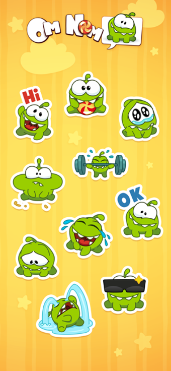 Image 1 for Om Nom Stickers