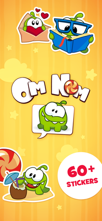 Image 2 for Om Nom Stickers