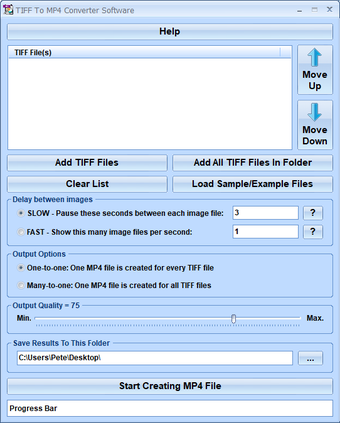 Image 0 for TIFF To MP4 Converter Sof…