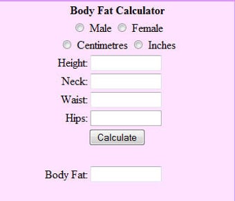 Image 0 for Body Fat Calculator