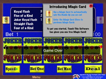 Image 5 for TouchPlay Joker Poker Vid…