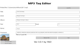 Image 0 for MP3 Tag Editor for Window…