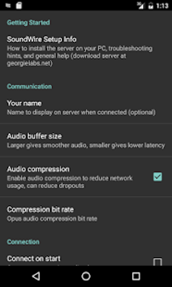 Image 0 for SoundWire (free)