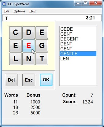 Image 0 for CFB SpotWord