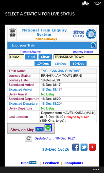 Imagen 0 para Train Status for Windows …