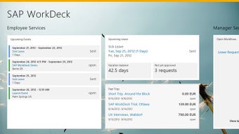 Image 1 for SAP WorkDeck for Windows …