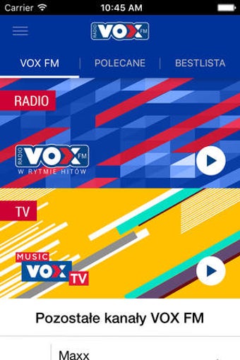 Image 0 for VOX FM - radio internetow…