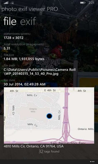 Image 3 for Photo Exif Viewer PRO for…