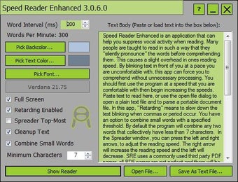 Imagen 0 para Speed Reader Enhanced
