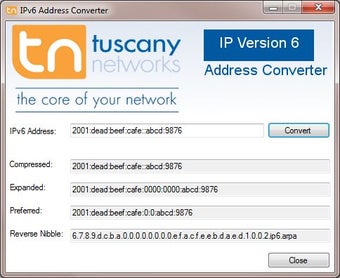 Image 0 for IPv6 Address Converter