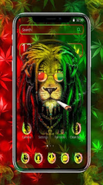 Imagen 2 para Reggae Weed Lion Theme